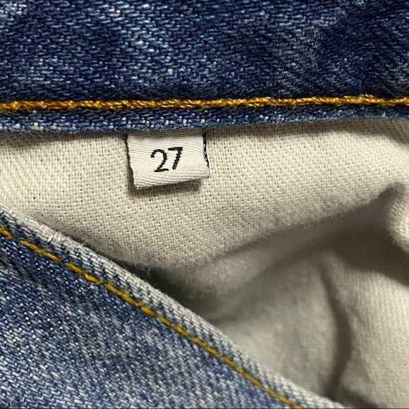 NWT Boyish Tommy High Rise Straight Leg Distressed Boyfriend Jeans Size 27 - Picture 11 of 16